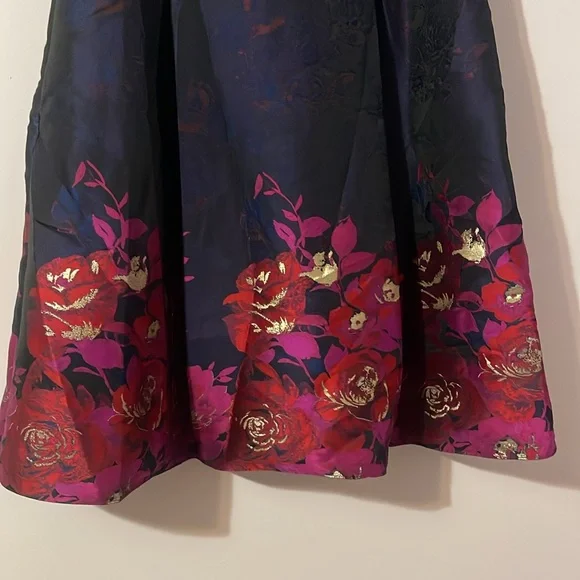 NWT Floral Sleeveless Dress - Navy and Pink - MAKE AN OFFER - CLOSING MY CLOSET. - Picture 6 of 11